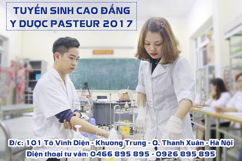 Tuyển sinh Cao đẳng Y Dược Pasteur năm 2017
