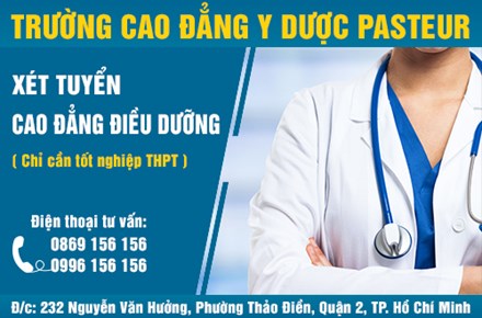 Xét tuyển Cao đẳng Điều dưỡng năm 2018 ở Hồ Chí Minh